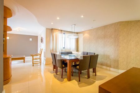 Sala 1 de apartamento à venda com 3 quartos, 178m² em Vila Valparaíso, Santo André