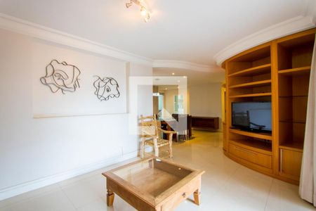 Sala 1 de apartamento à venda com 3 quartos, 178m² em Vila Valparaíso, Santo André