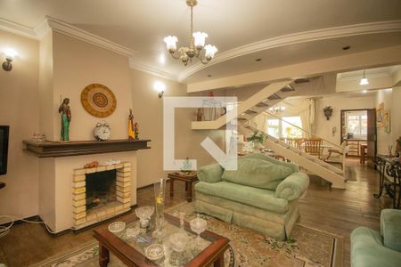 Sala de Estar de casa à venda com 3 quartos, 218m² em Jardim Itu, Porto Alegre