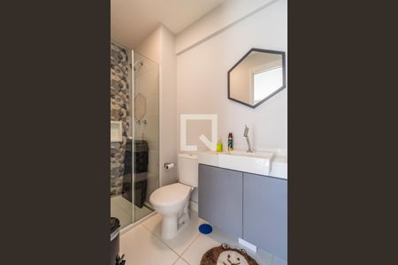 Banheiro Social de apartamento para alugar com 1 quarto, 54m² em Alphaville Empresarial, Barueri
