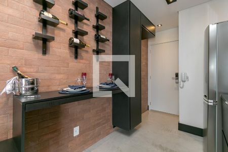 Cozinha de kitnet/studio à venda com 1 quarto, 37m² em Campo Belo, São Paulo