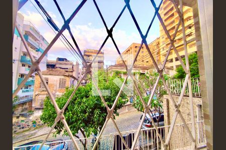 Sala vista de apartamento à venda com 1 quarto, 70m² em Tijuca, Rio de Janeiro