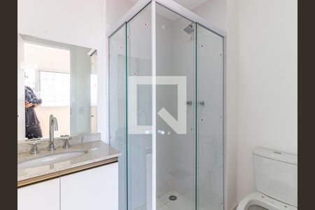 Banheiro de apartamento à venda com 1 quarto, 21m² em Belenzinho, São Paulo