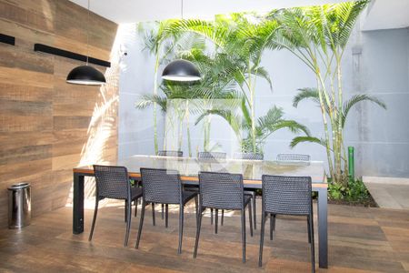 Studio à venda com 26m², 1 quarto e sem vagaÁrea comum - Área da churrasqueira 