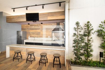 Studio à venda com 26m², 1 quarto e sem vagaÁrea comum - Churrasqueira 