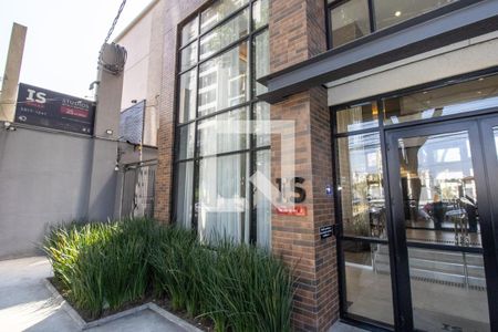 Studio à venda com 26m², 1 quarto e sem vagaFachada 