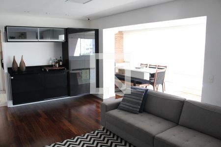 Sala de apartamento para alugar com 3 quartos, 112m² em Várzea da Barra Funda, São Paulo