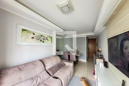 sala de estar/jantar de apartamento à venda com 3 quartos, 64m² em Jardim São Savério, São Paulo