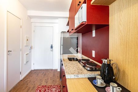 Studio - Cozinha de apartamento para alugar com 1 quarto, 23m² em Paraíso, São Paulo