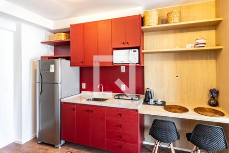 Studio - Cozinha de apartamento para alugar com 1 quarto, 23m² em Paraíso, São Paulo