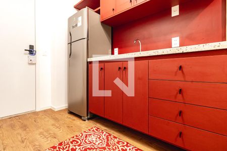 Studio - Cozinha - Armários de apartamento para alugar com 1 quarto, 23m² em Paraíso, São Paulo