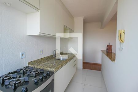 Cozinha e Área de Serviço de apartamento para alugar com 2 quartos, 50m² em Parque Residencial Jundiaí, Jundiaí