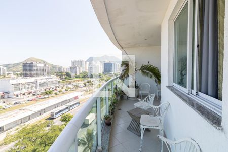 Varanda de apartamento à venda com 3 quartos, 80m² em Recreio dos Bandeirantes, Rio de Janeiro