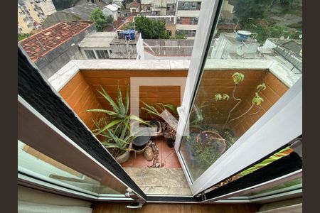 Apartamento à venda com 56m², 1 quarto e sem vagaVaranda do quarto 