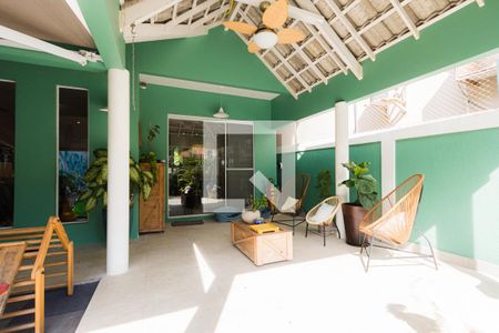 Varanda da Sala de casa de condomínio para alugar com 3 quartos, 400m² em Anil, Rio de Janeiro