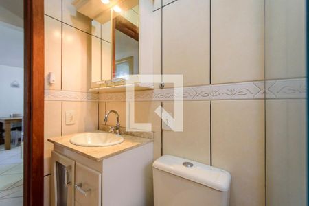 Banheiro de apartamento à venda com 1 quarto, 48m² em Tristeza, Porto Alegre