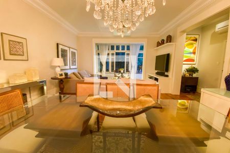 Sala de apartamento para alugar com 3 quartos, 297m² em Laranjeiras, Rio de Janeiro