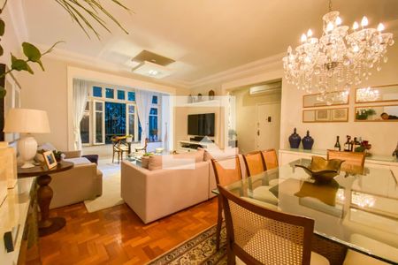 Sala de apartamento para alugar com 3 quartos, 297m² em Laranjeiras, Rio de Janeiro