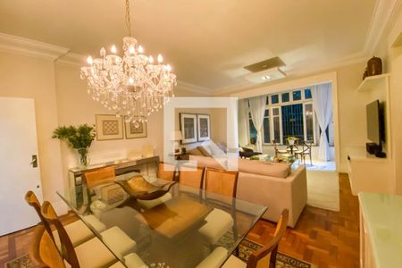 Sala de apartamento para alugar com 3 quartos, 297m² em Laranjeiras, Rio de Janeiro