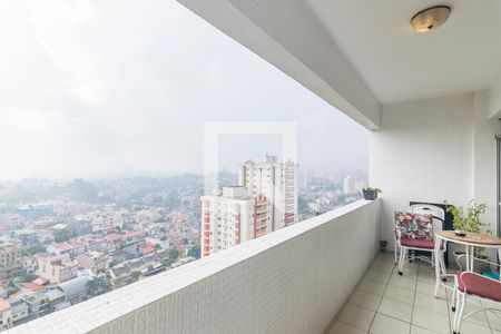 Varanda de apartamento à venda com 4 quartos, 160m² em Vila Bastos, Santo André