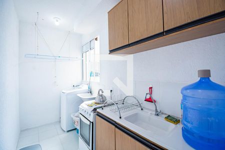 Cozinha de apartamento à venda com 2 quartos, 39m² em Estância Velha, Canoas