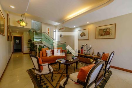 Sala de apartamento à venda com 5 quartos, 510m² em Barra da Tijuca, Rio de Janeiro