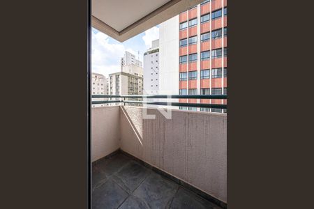 Sala/Cozinha - Varanda de apartamento para alugar com 1 quarto, 33m² em Jardim Paulista, São Paulo