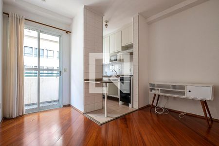Sala/Cozinha de apartamento para alugar com 1 quarto, 33m² em Jardim Paulista, São Paulo