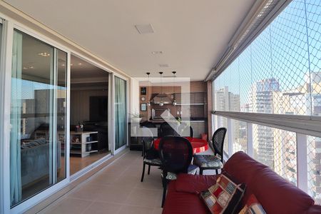 Varanda gourmet de apartamento à venda com 4 quartos, 227m² em Jardim, Santo André