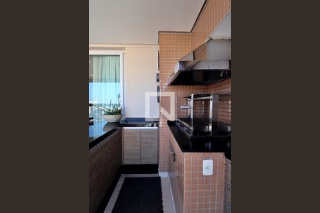 Varanda gourmet de apartamento à venda com 4 quartos, 227m² em Jardim, Santo André