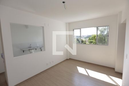 Sala de apartamento à venda com 2 quartos, 47m² em Chácaras Califórnia, Contagem