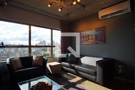 Sala de apartamento à venda com 2 quartos, 70m² em Petrópolis, Porto Alegre