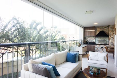 Varanda de apartamento à venda com 4 quartos, 183m² em Vila Gomes Cardim, São Paulo