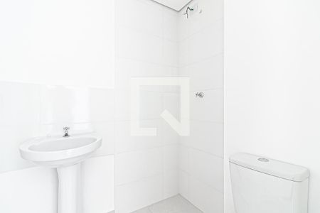 Banheiro de kitnet/studio à venda com 1 quarto, 30m² em Vila Guilhermina, São Paulo
