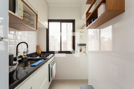 Cozinha de apartamento para alugar com 1 quarto, 40m² em Vila Mariana, São Paulo