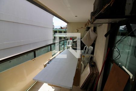 Varanda da Sala de apartamento à venda com 2 quartos, 70m² em Recreio dos Bandeirantes, Rio de Janeiro