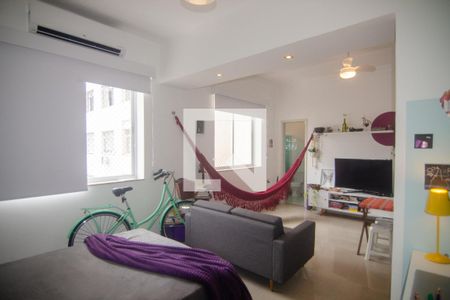 Sala | Quarto de apartamento para alugar com 1 quarto, 32m² em Copacabana, Rio de Janeiro