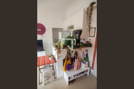 Cozinha | Sala de apartamento para alugar com 1 quarto, 32m² em Copacabana, Rio de Janeiro