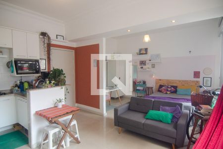 Sala | Quarto de apartamento para alugar com 1 quarto, 32m² em Copacabana, Rio de Janeiro