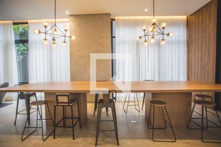 Studio para alugar com 25m², 1 quarto e sem vaga Studio para alugar com 25m², 1 quarto e sem vagaHall social