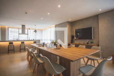 Studio para alugar com 25m², 1 quarto e sem vaga Studio para alugar com 25m², 1 quarto e sem vagaÁrea comum - Espaço Gourmet