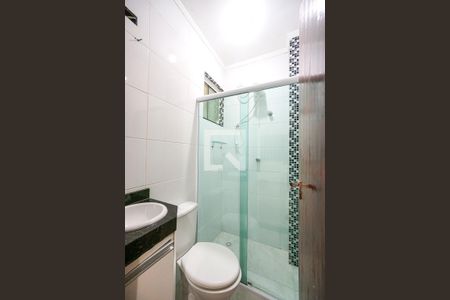 Banheiro social de apartamento para alugar com 1 quarto, 38m² em Chácara Seis de Outubro, São Paulo