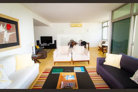 Sala 1 de apartamento à venda com 4 quartos, 203m² em Jardim Botânico, Rio de Janeiro