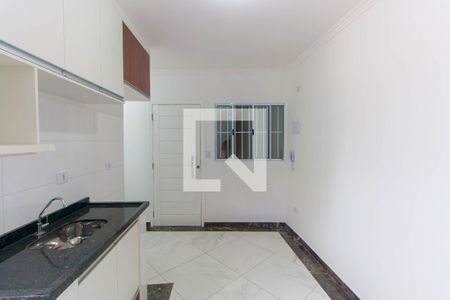 Sala/Cozinha de apartamento para alugar com 1 quarto, 35m² em Jardim Independência, São Paulo