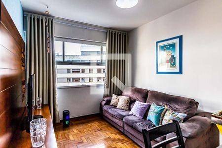 Sala de apartamento à venda com 1 quarto, 49m² em República, São Paulo