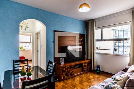 Sala de apartamento à venda com 1 quarto, 49m² em República, São Paulo