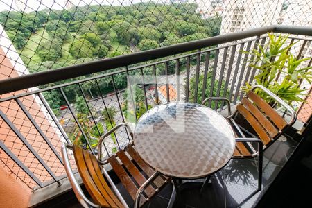 Varanda da Sala de apartamento à venda com 3 quartos, 142m² em Jardim Caboré, São Paulo
