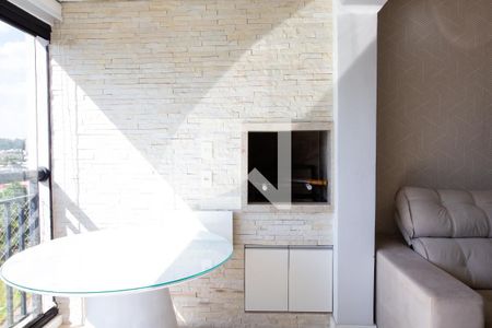 Varanda Gourmet de apartamento à venda com 3 quartos, 75m² em Campestre, Santo André