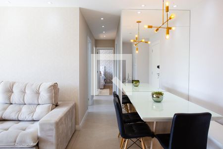 Sala de apartamento à venda com 3 quartos, 75m² em Campestre, Santo André