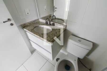 Banheiro da Suíte de apartamento para alugar com 1 quarto, 42m² em Várzea da Barra Funda, São Paulo
